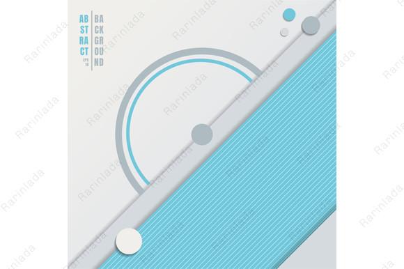 Abstract Blue Geometric Background