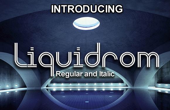 Liquidrom Font