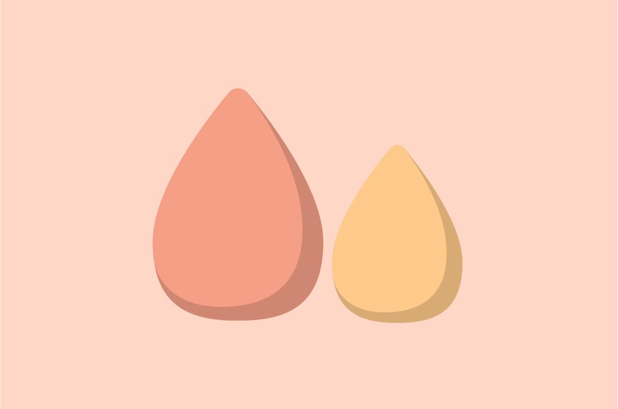 Beauty Blender Cartoon Flat Vector