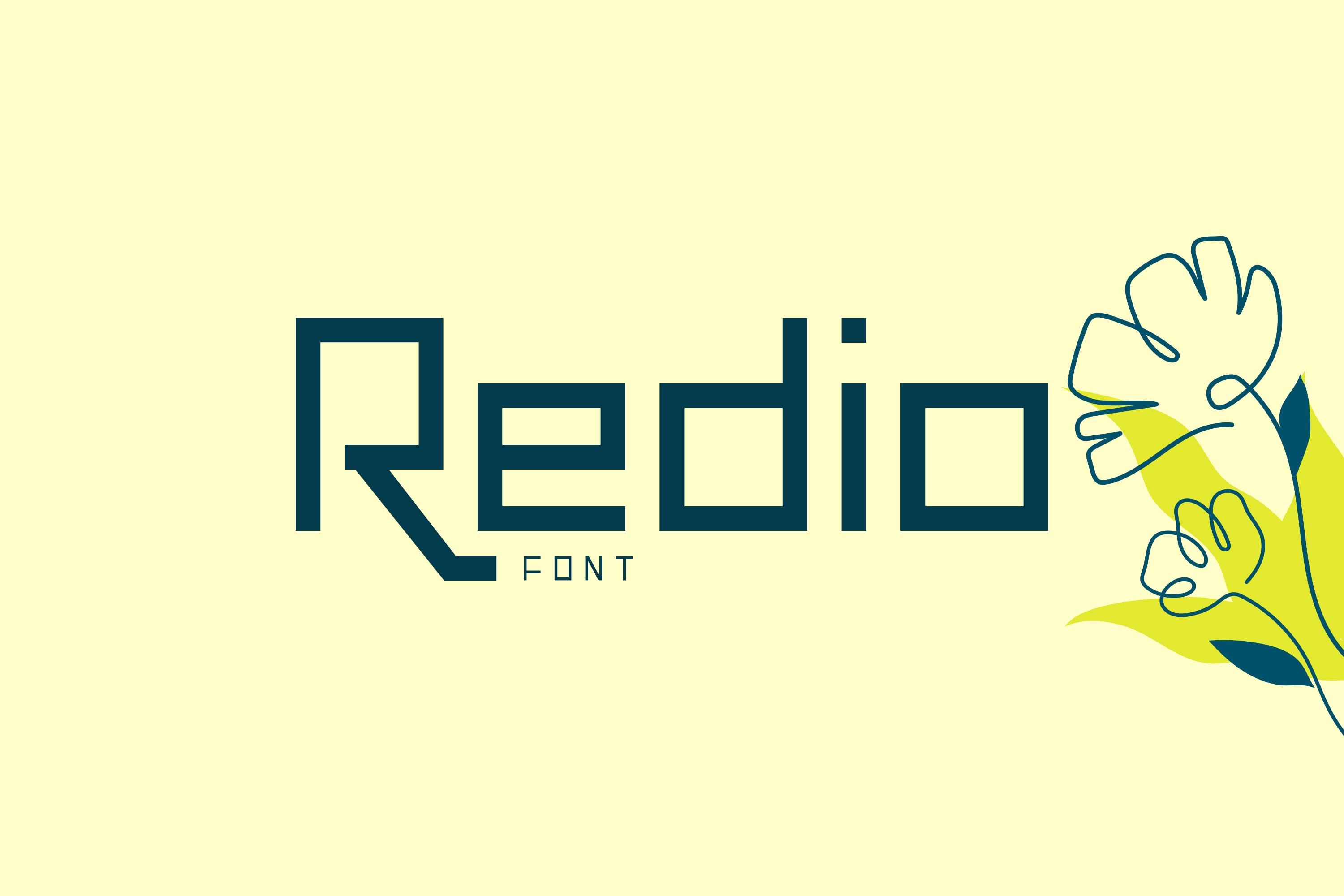 Redio Font