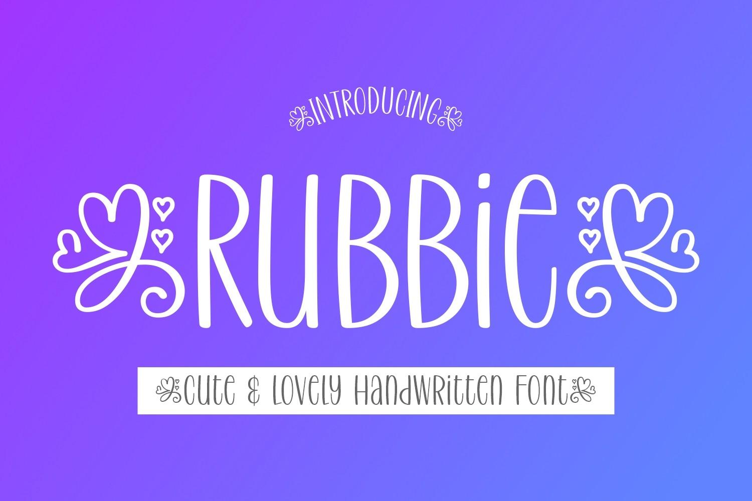 Rubbie Font