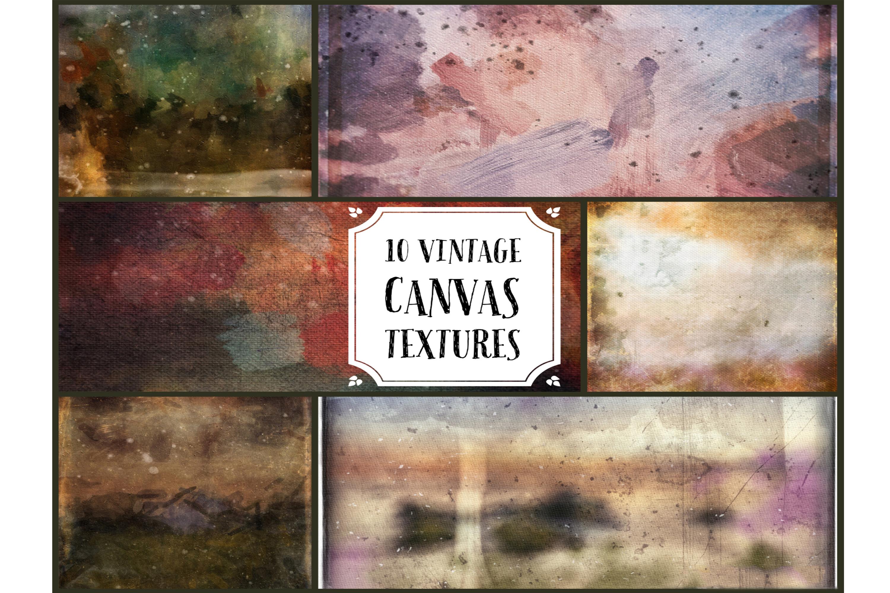 Vintage Canvas Textures, Art Textures