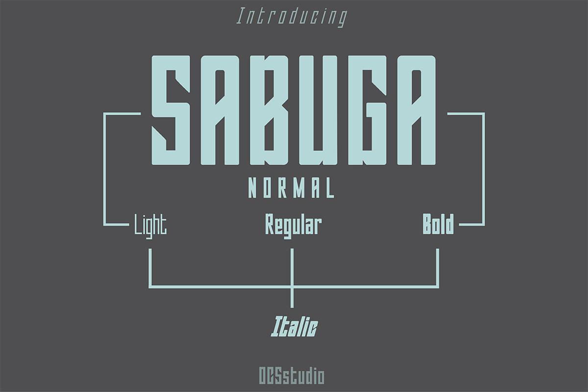 Sabuga Font