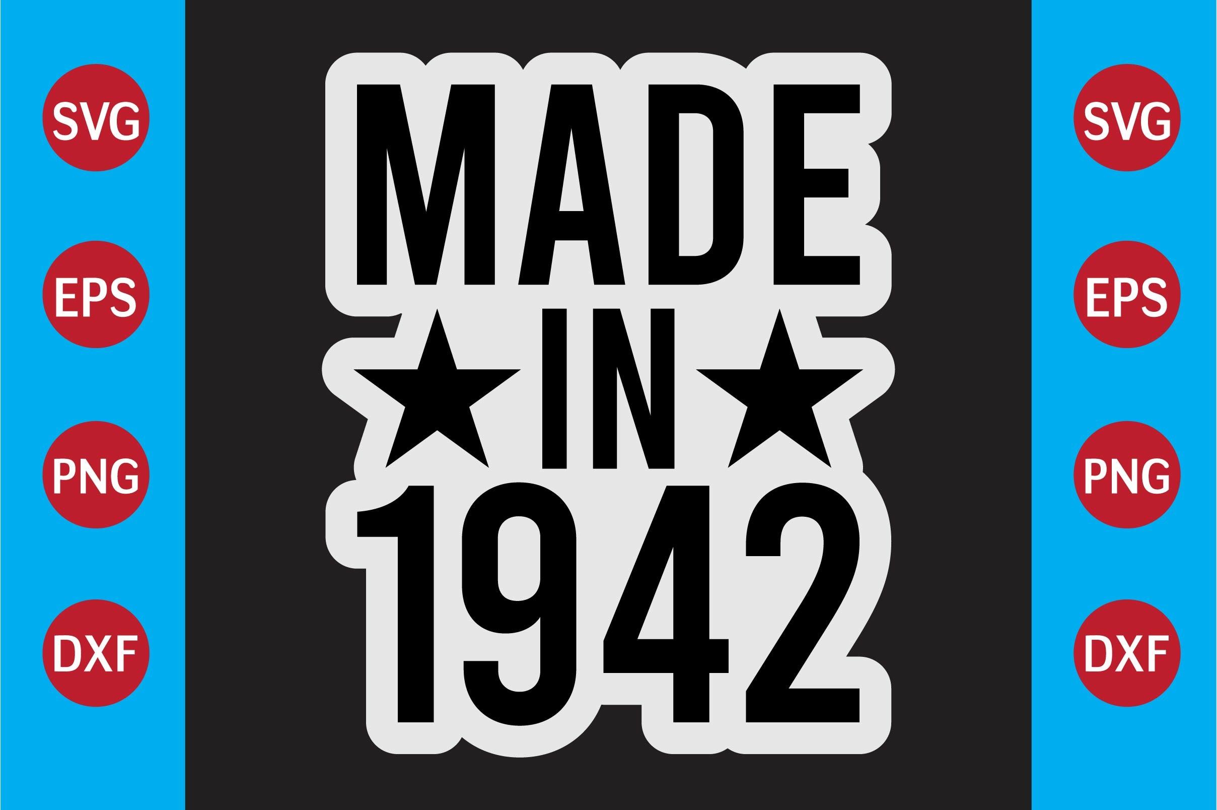Made in 1942  T-shirt Design