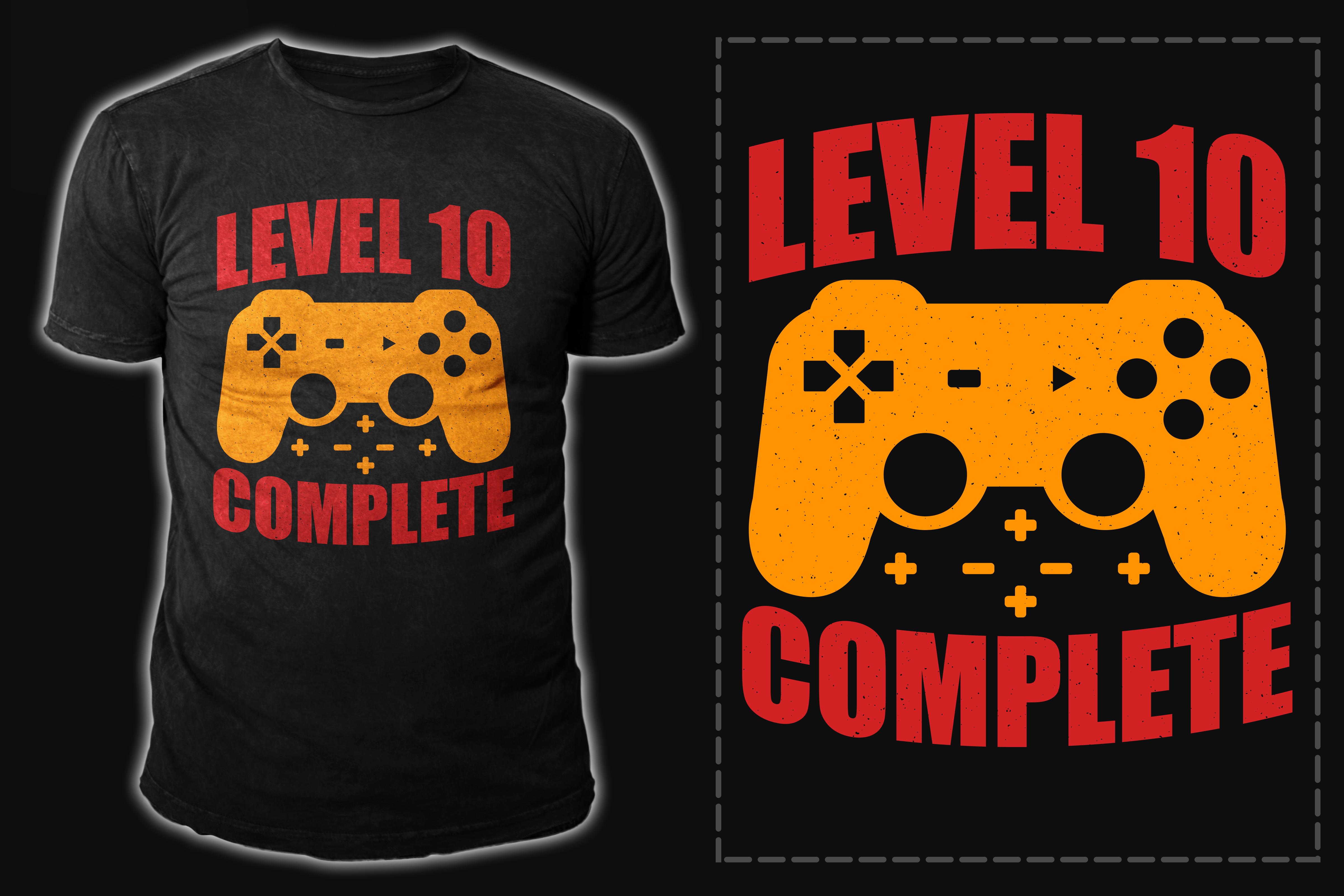 Gamer T-shirt Design Vector Graphic