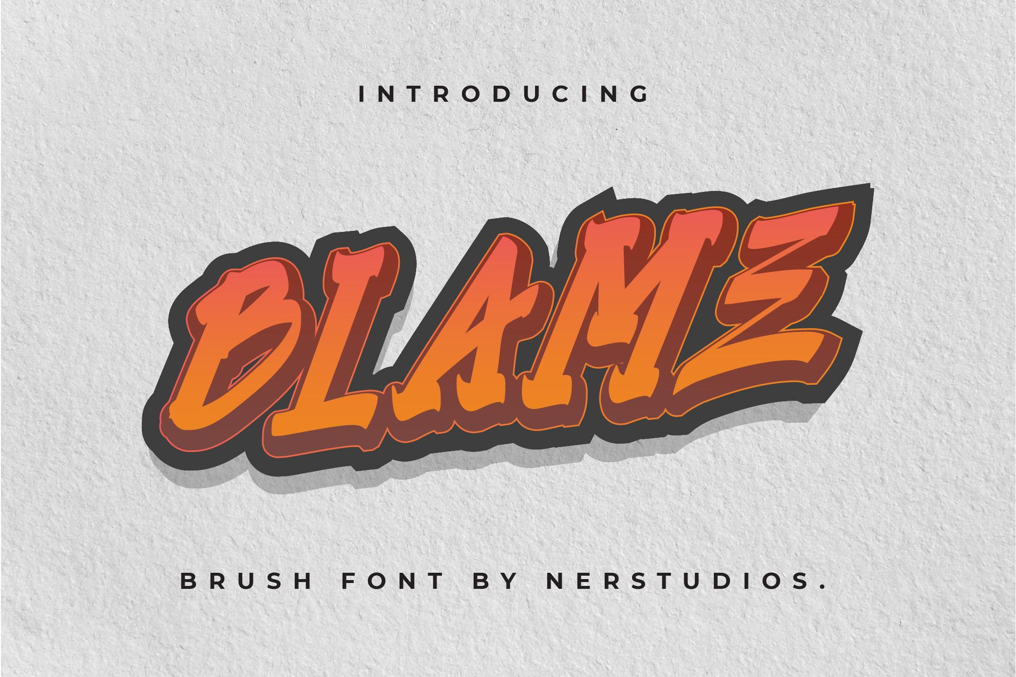 Blame Font