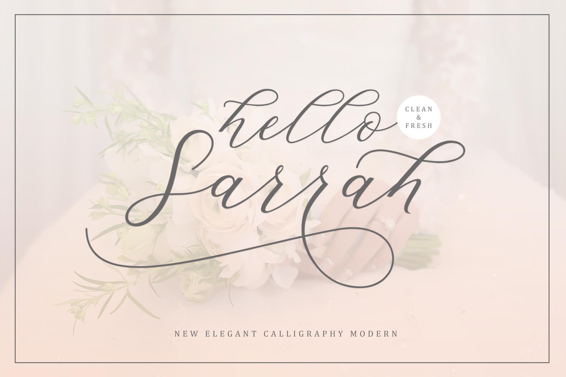 Hello Sarrah Font