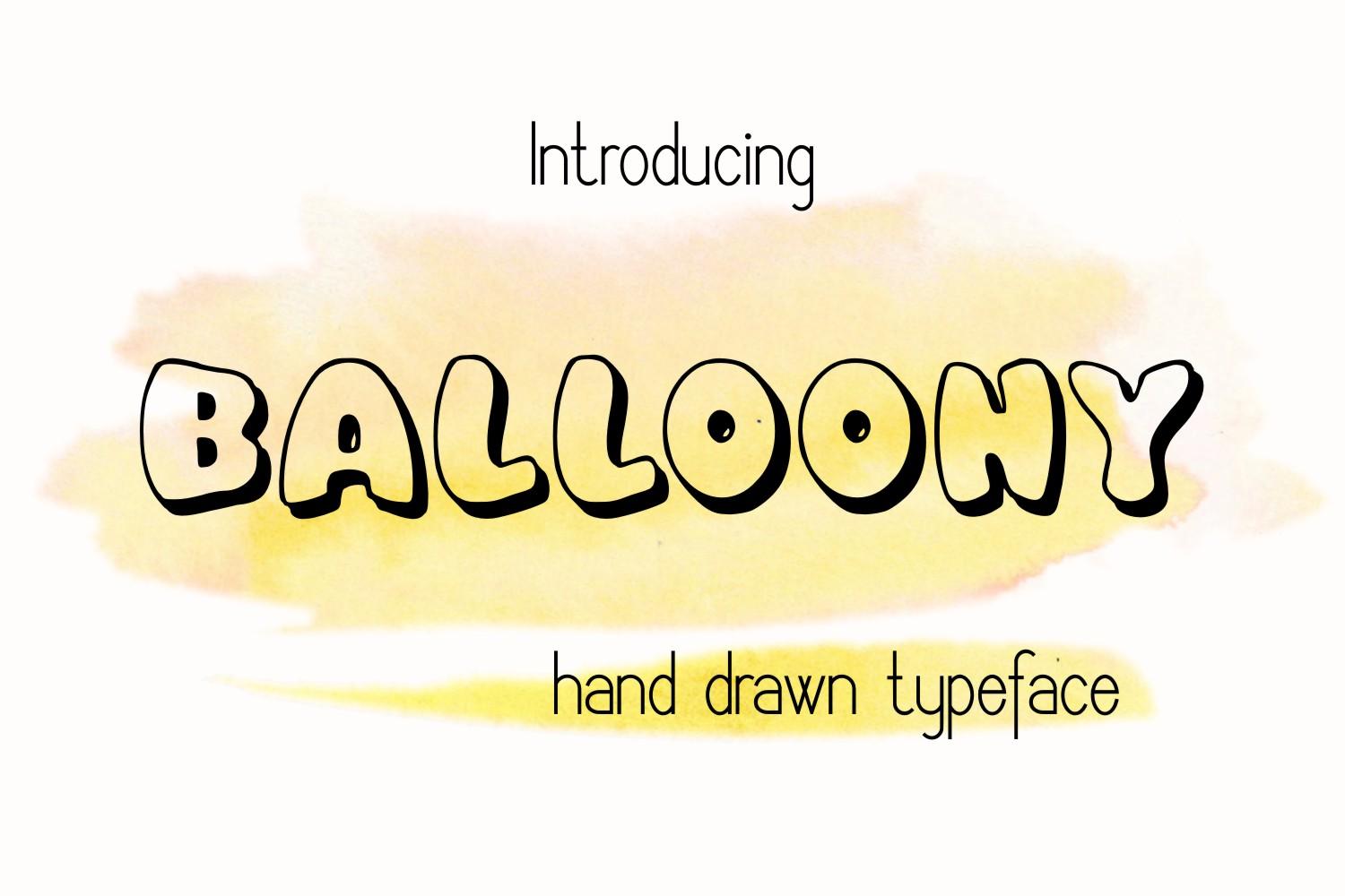 Balloony Font
