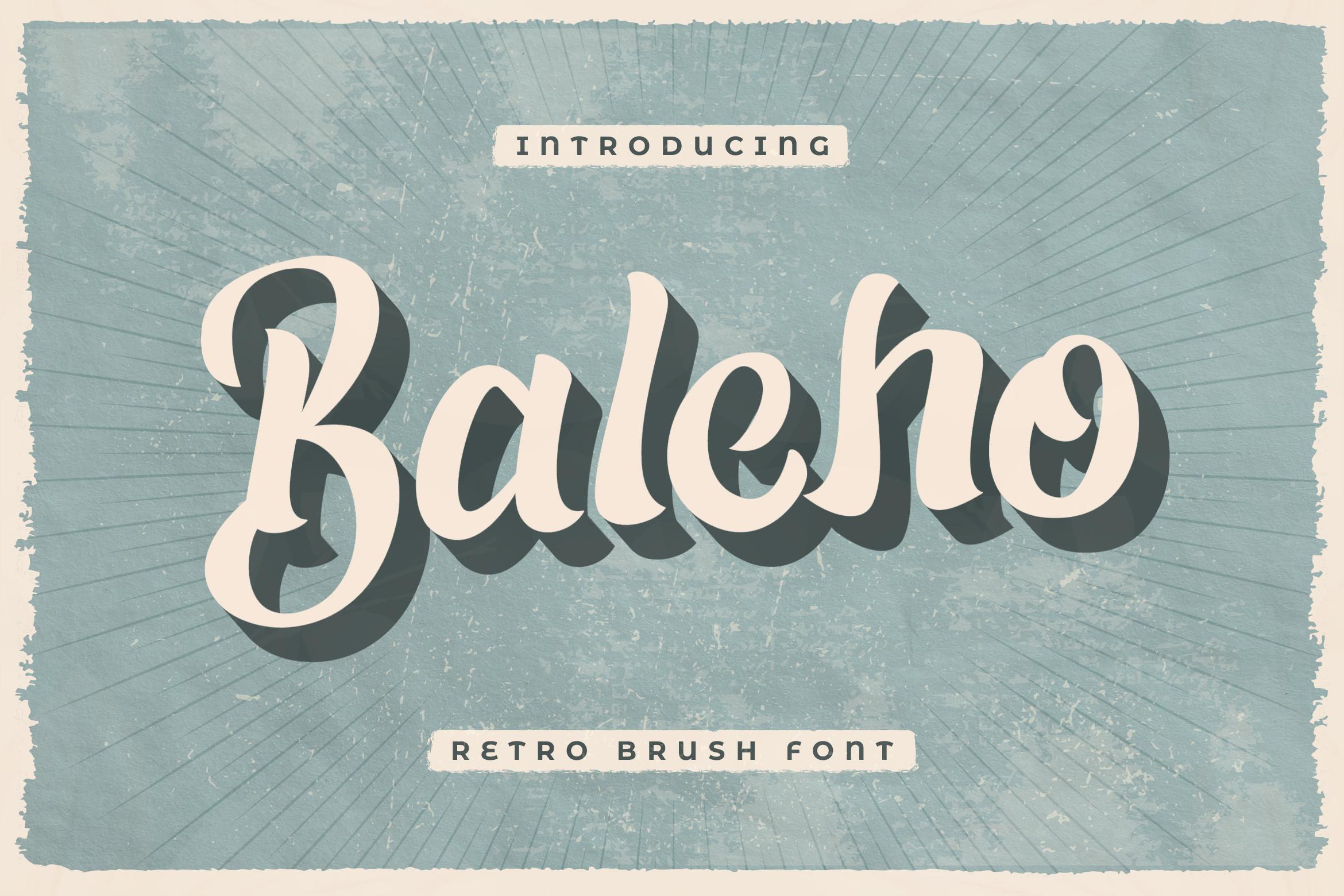 Baleho Font