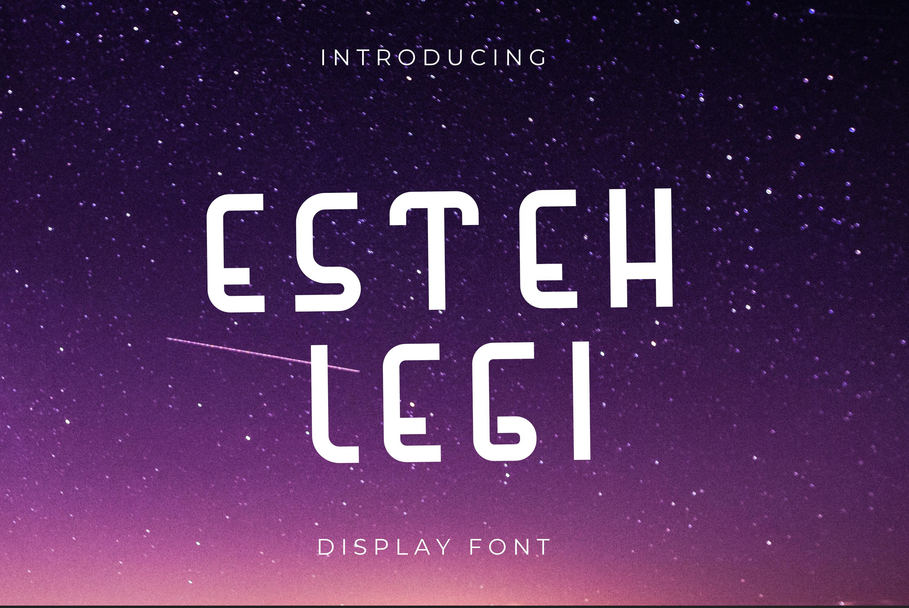 Esteh Legi Font