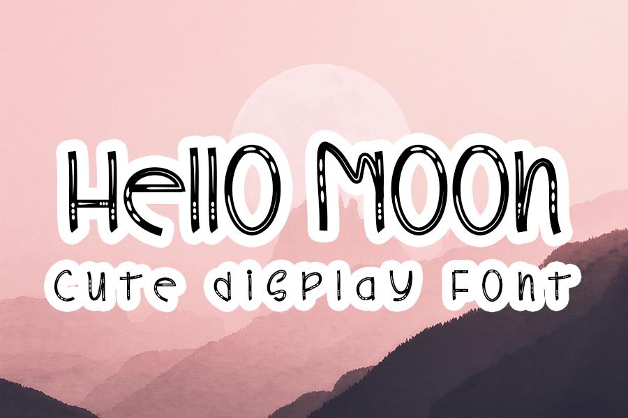 Hello Moon Font