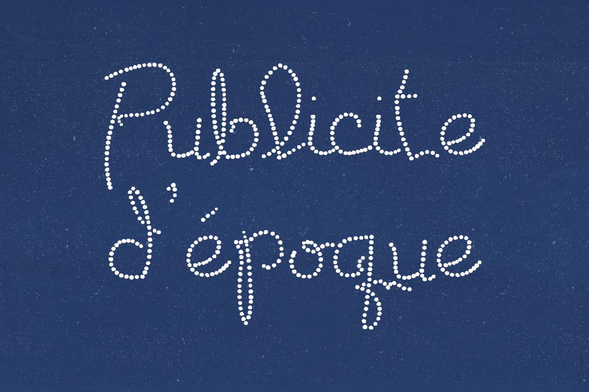Publicite D'epoque Font