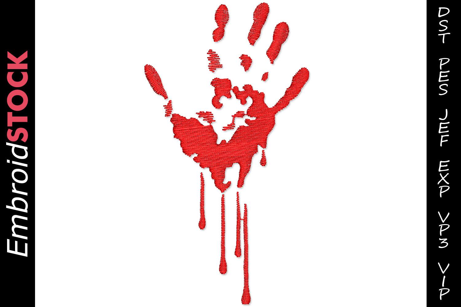 Bloody Hand Print