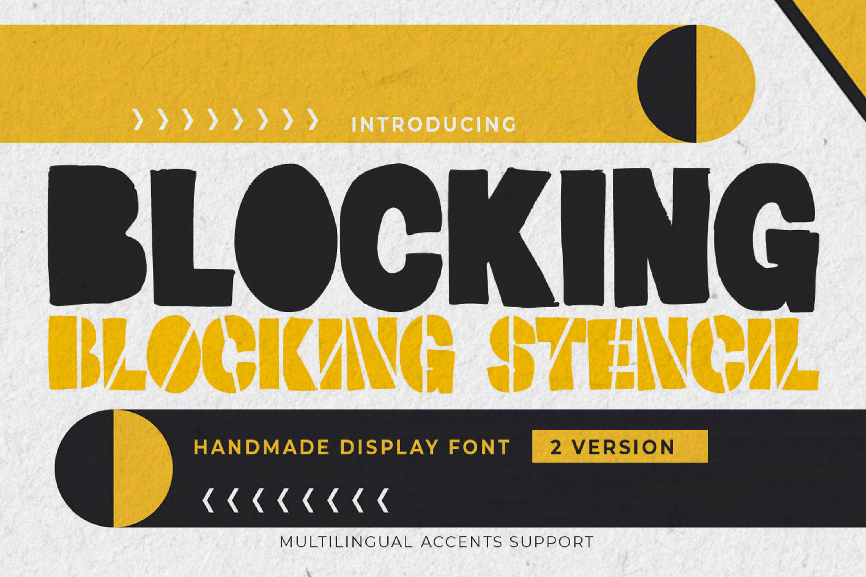 Blocking Font