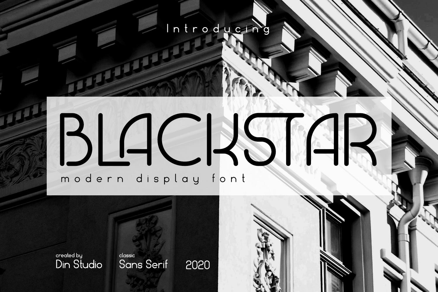 Blackstar Font