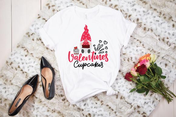 Valentine Gnome SVG Cupcakes