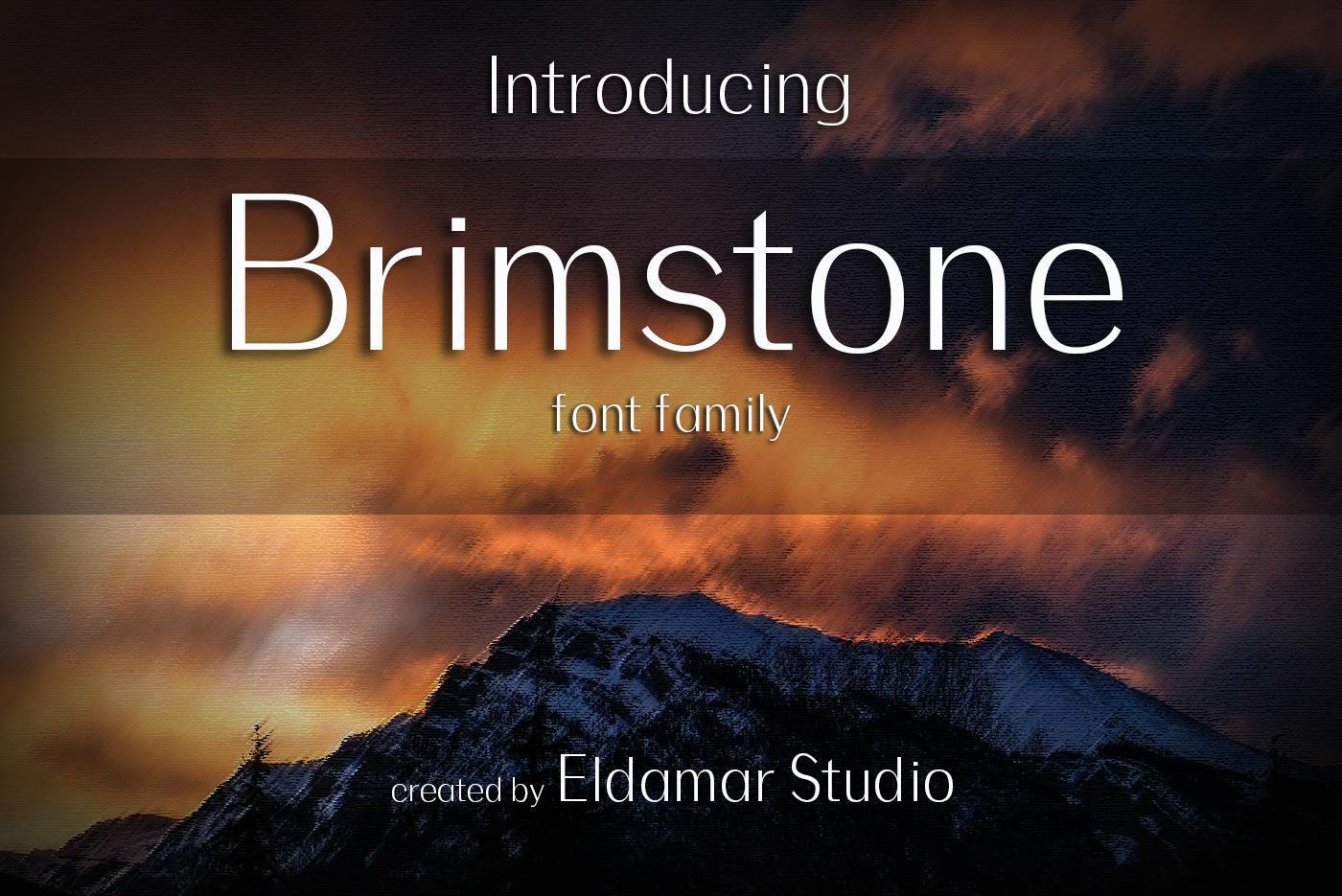 Brimstone Font