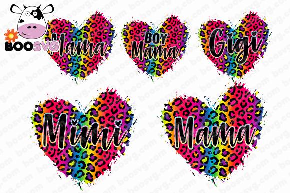 Leopard Heart Mama Sublimation Bundle