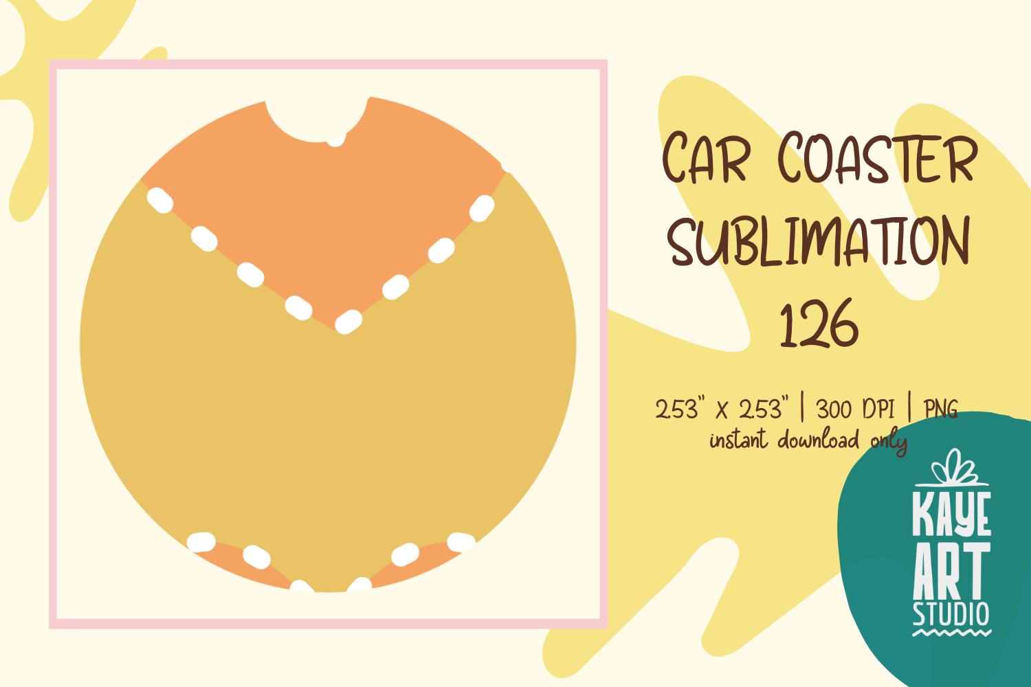 Car Coaster Sublimation PNG 126