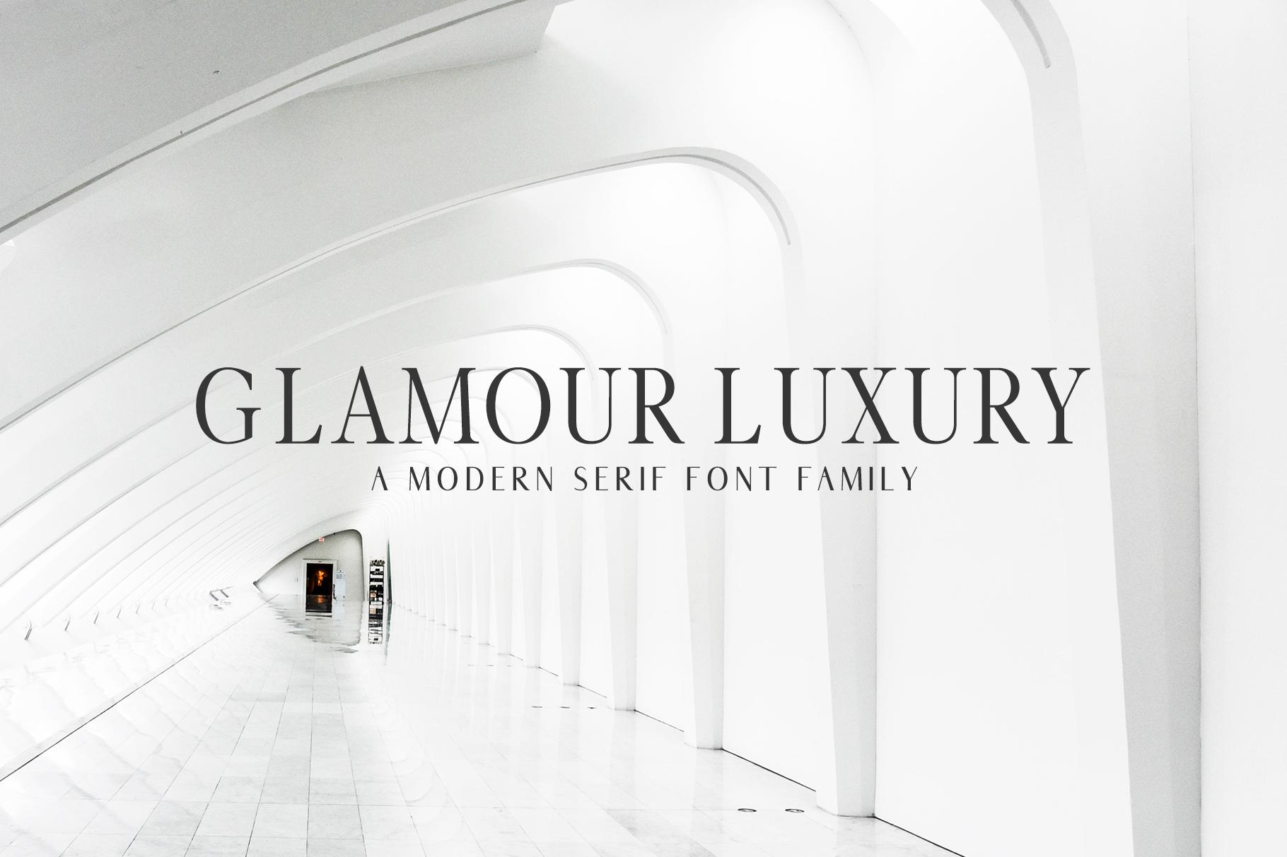 Glamour Luxury Family Font