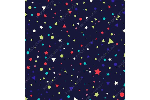 Abstract Colorful Geometric Pattern