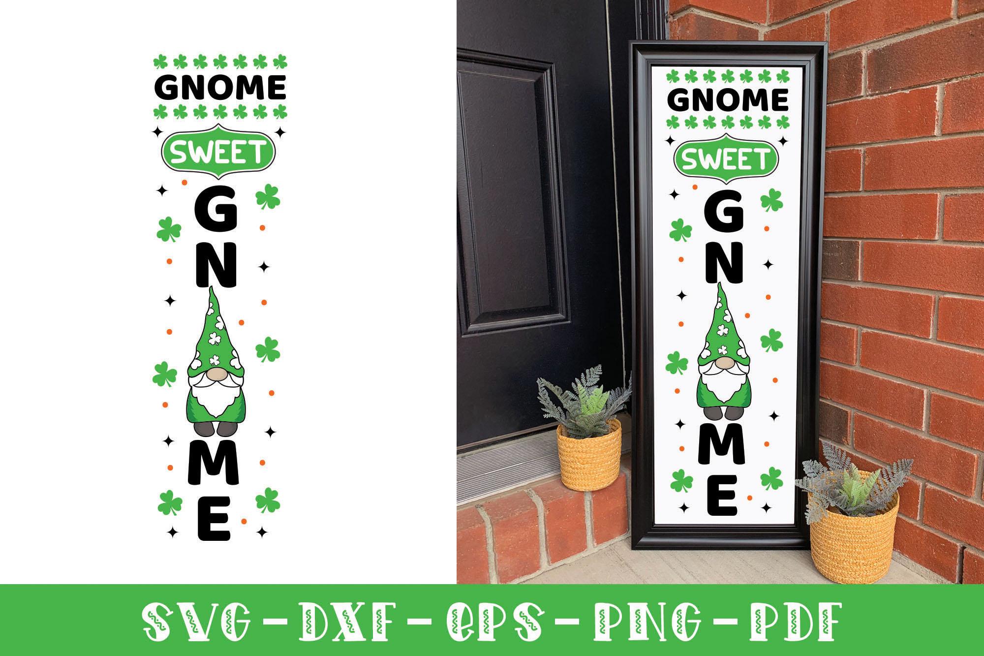 Gnome Sweet Gnome SVG - Porch Sign SVG