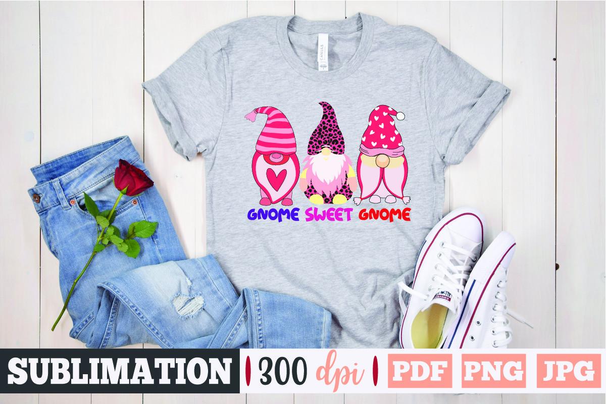 Valentine Gnome Sublimation