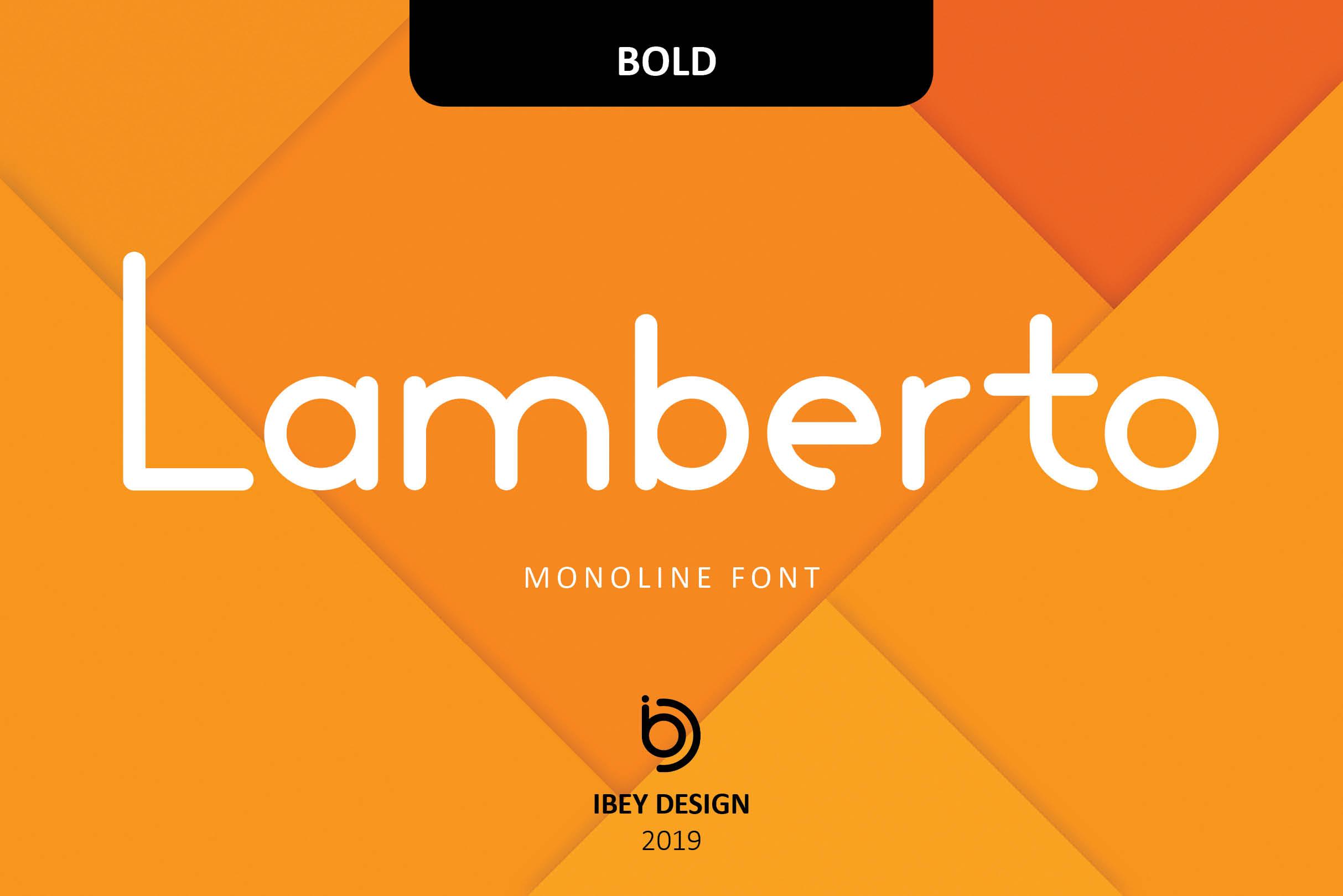 Lamberto Bold Font