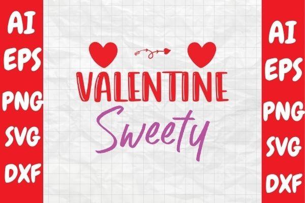 Valentine Sweety, Valentine Svg Design