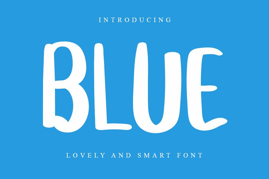 Blue Font