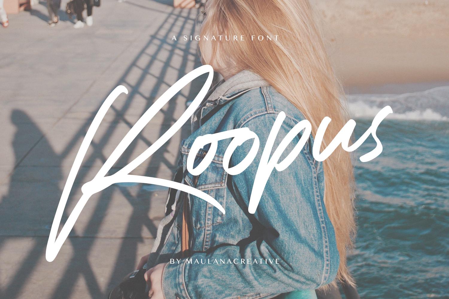 Roopus Font