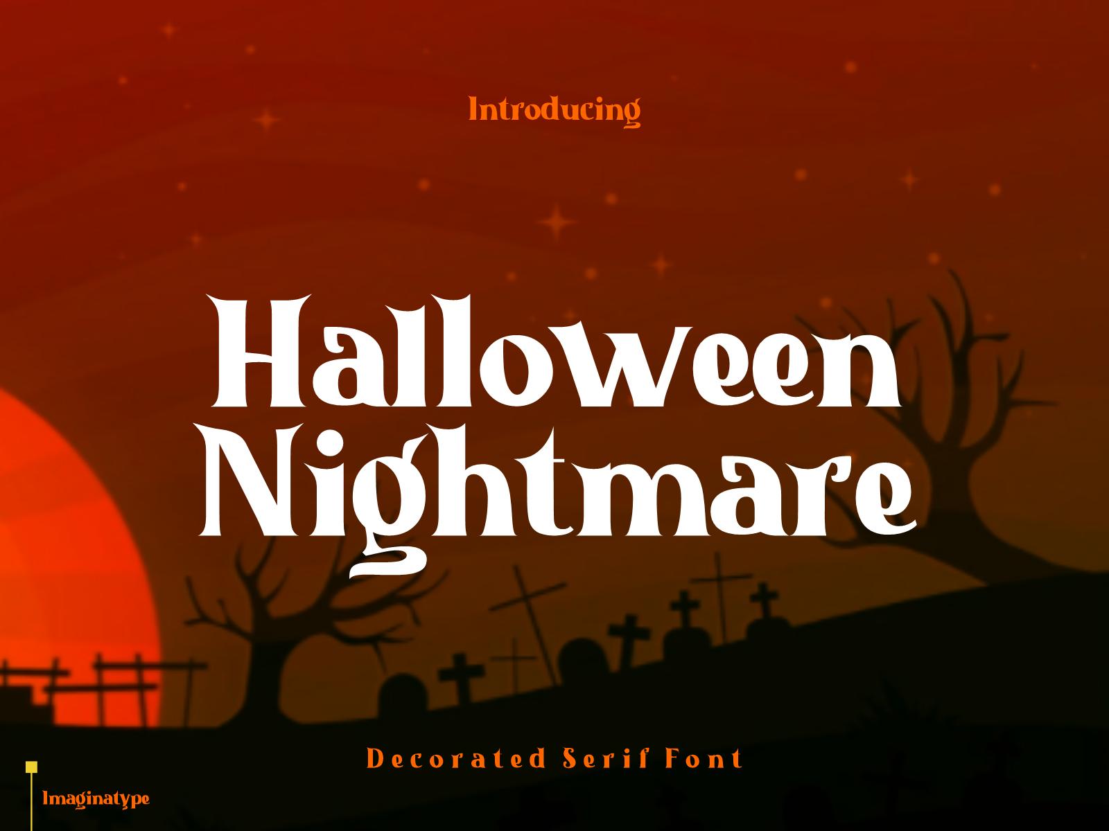 Halloween Nightmare Font
