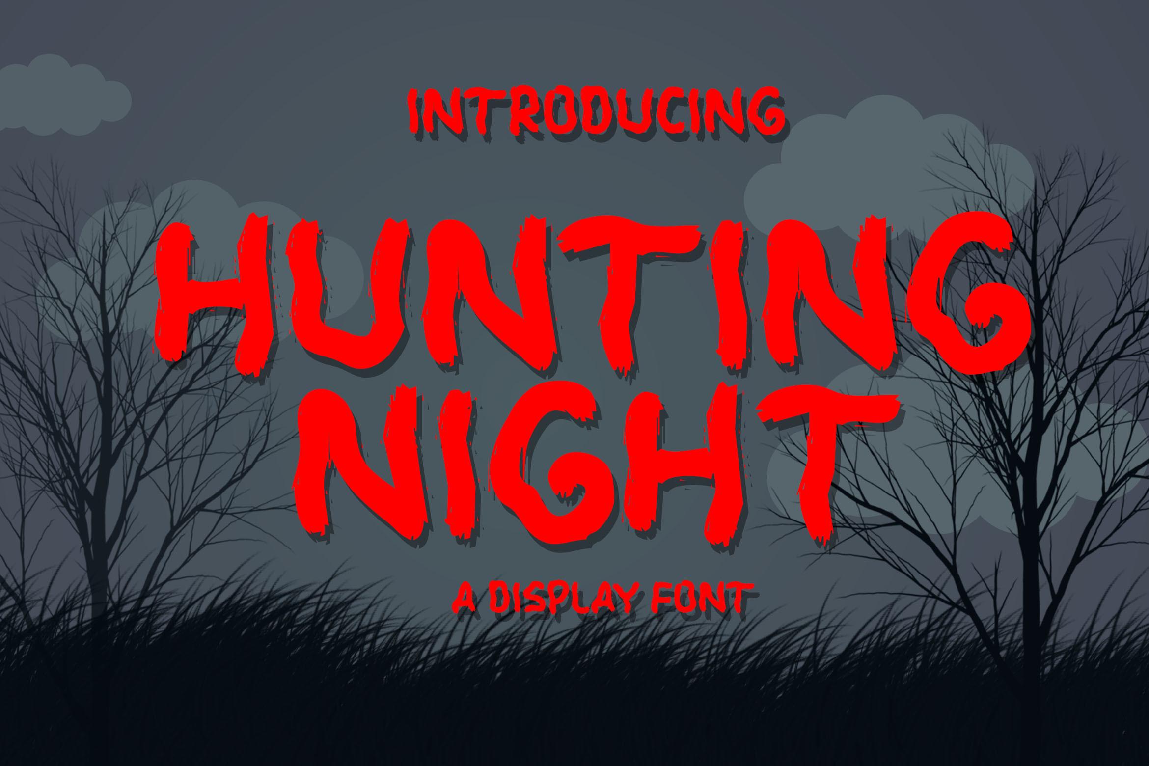 Hunting Night Font
