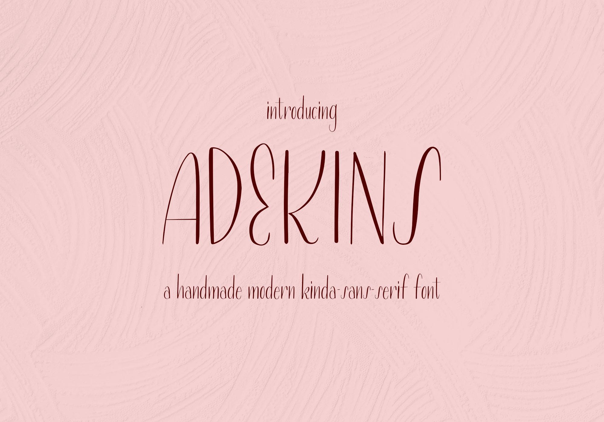 Adekins Font