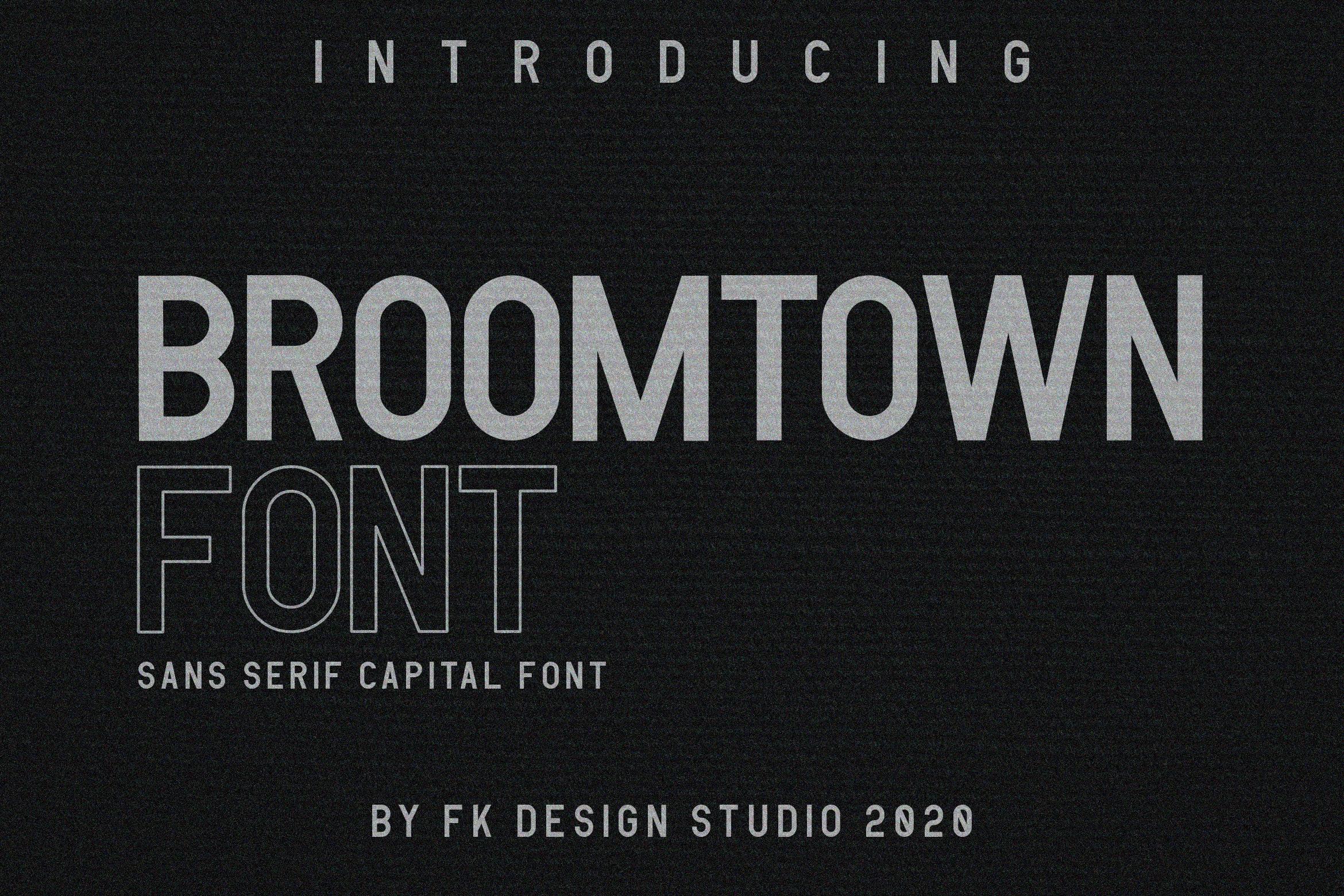 Broomtown Font