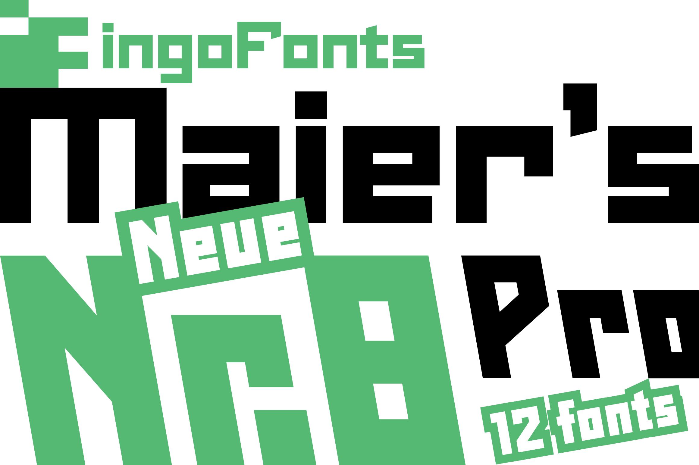 Maier's Neue Nr. 8 Font