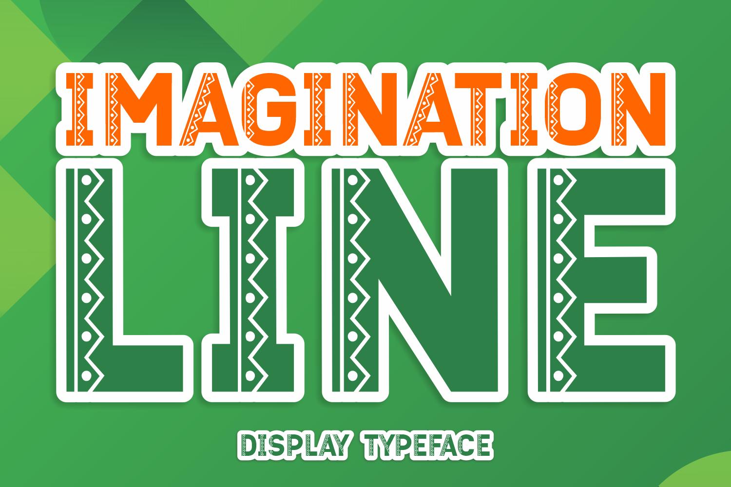 Imagination Line Font