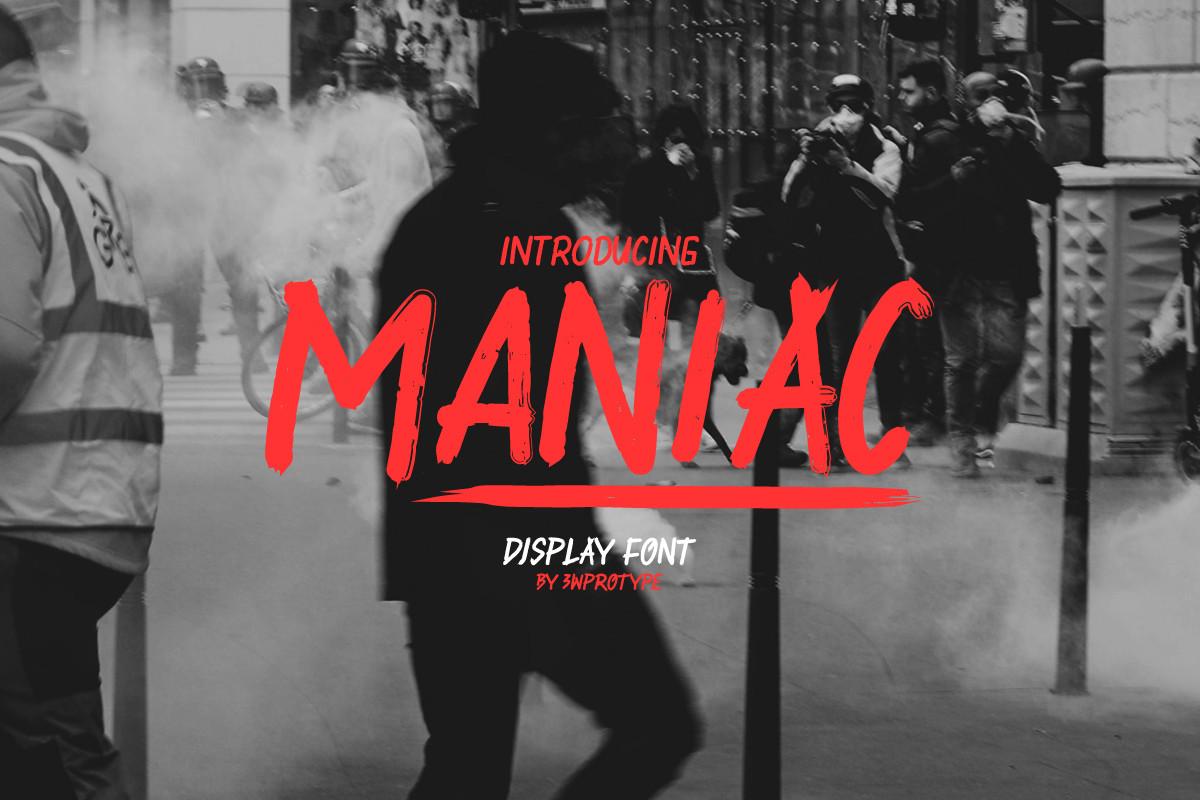 Maniac Font