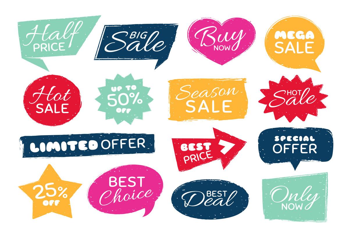 Grunge Sale Badge