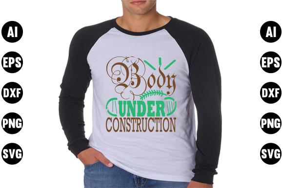 Gym  Svg Design, Body Under Construction