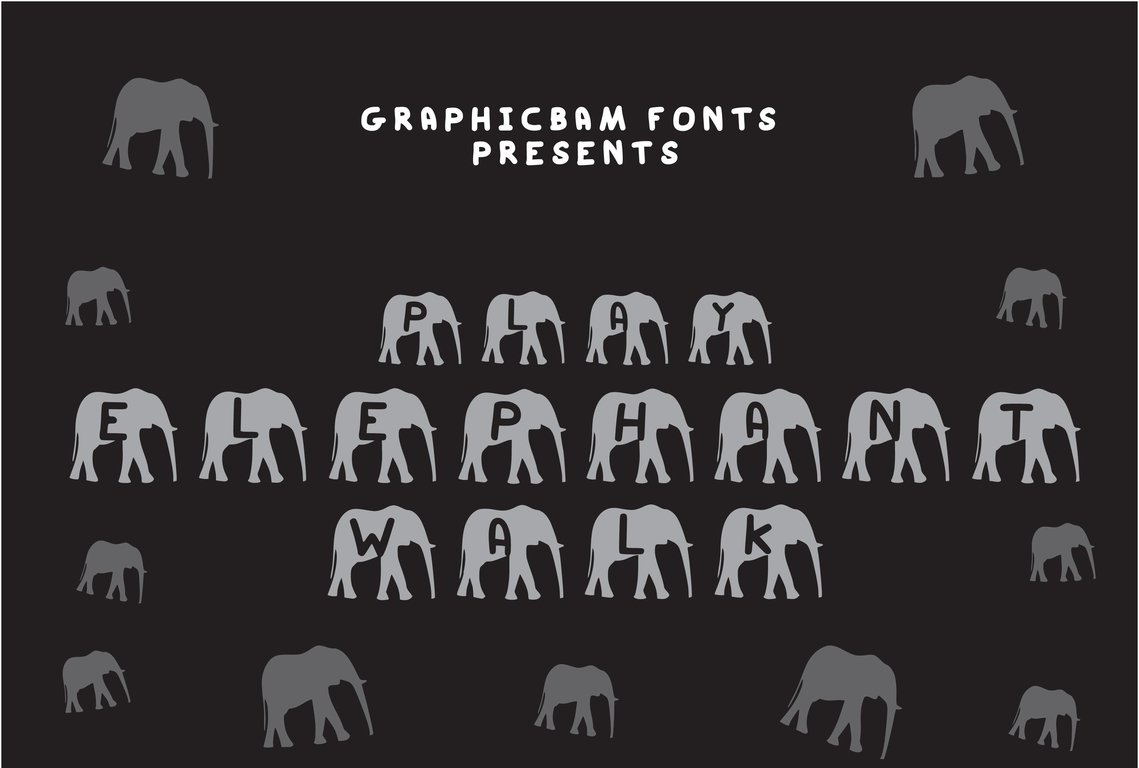 Play Elephant Walk Font