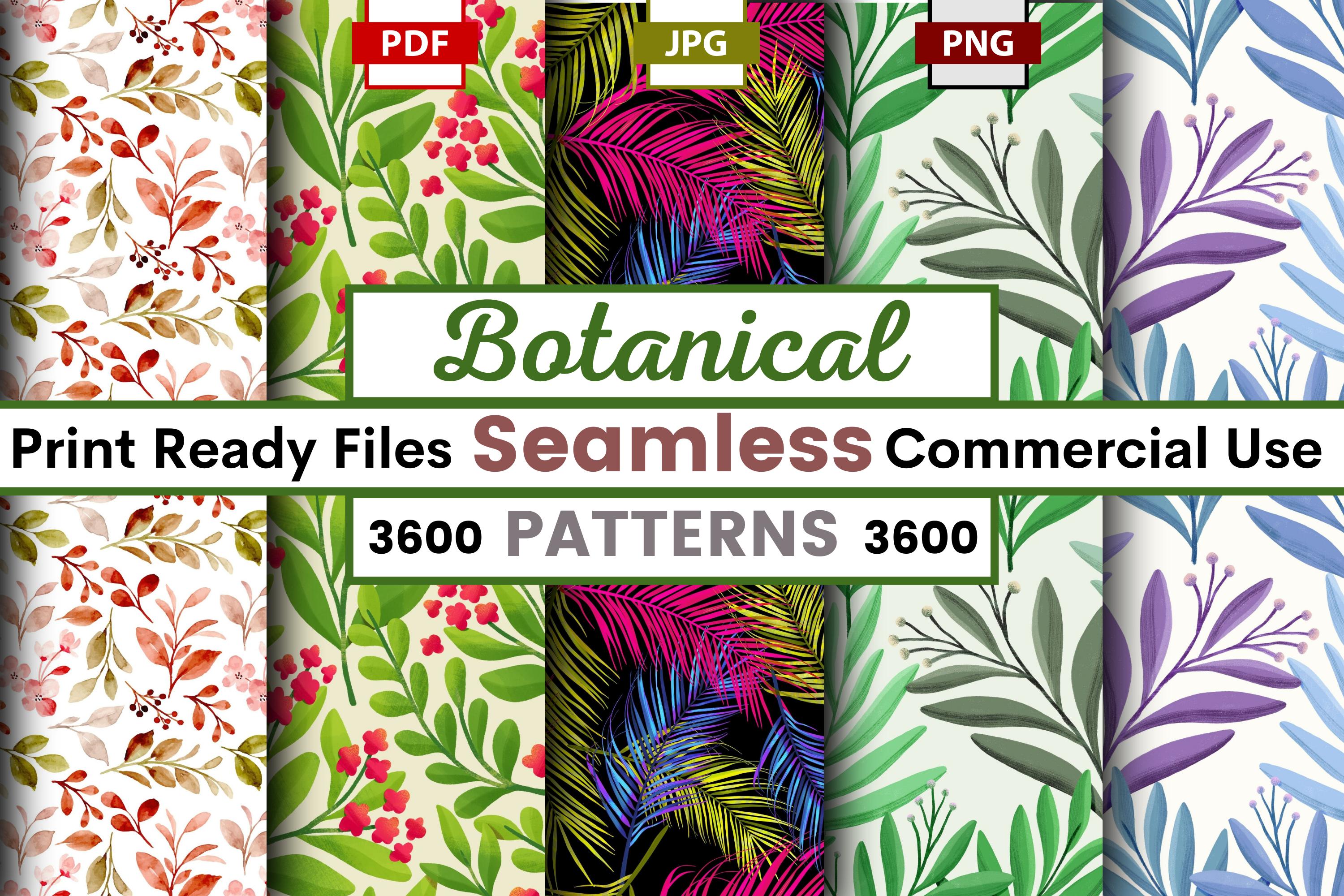 Botanical Seamless Patterns