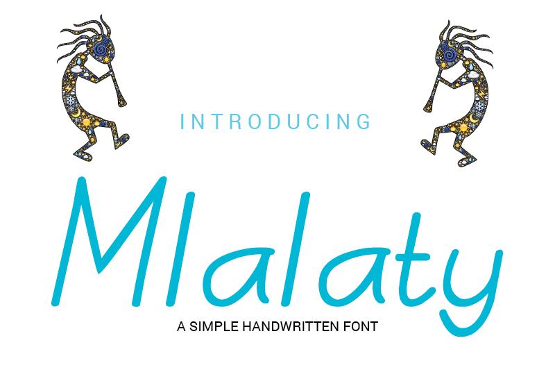 Mlalaty Font