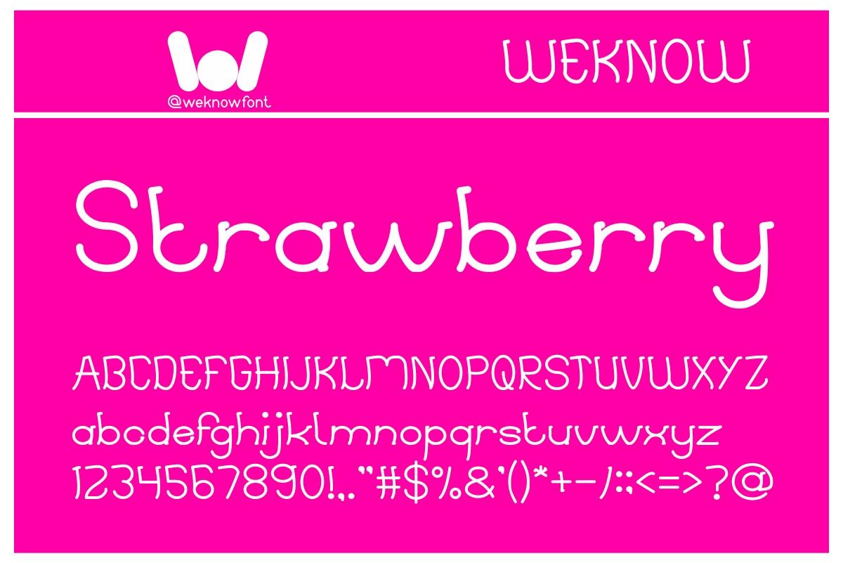 Strawberry Font