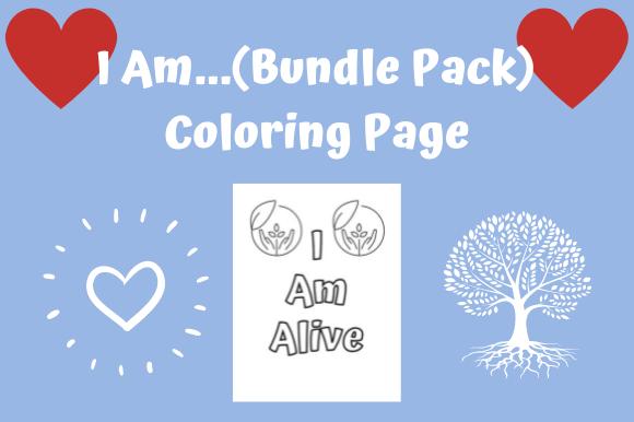 I Am Affirmation Coloring Bundle