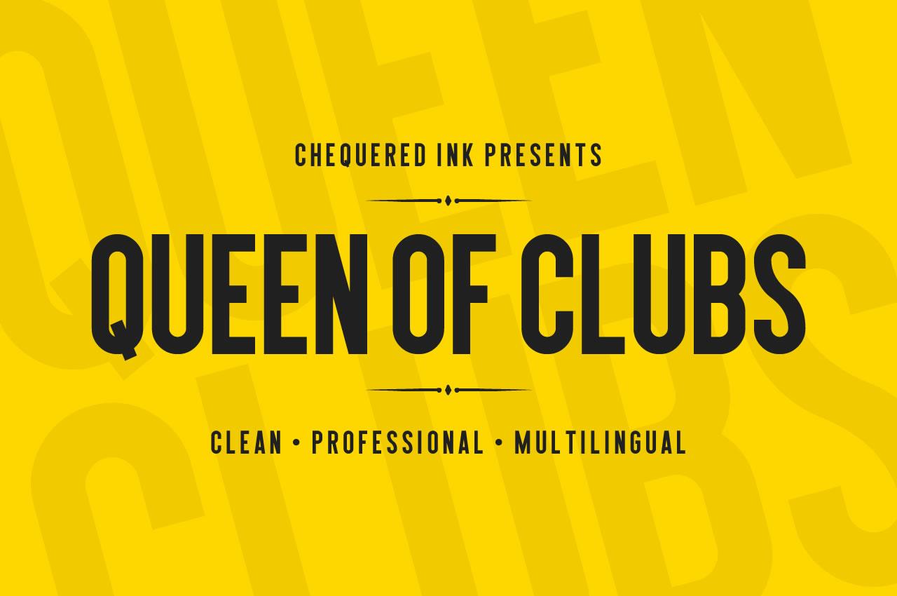 Queen of Clubs Font