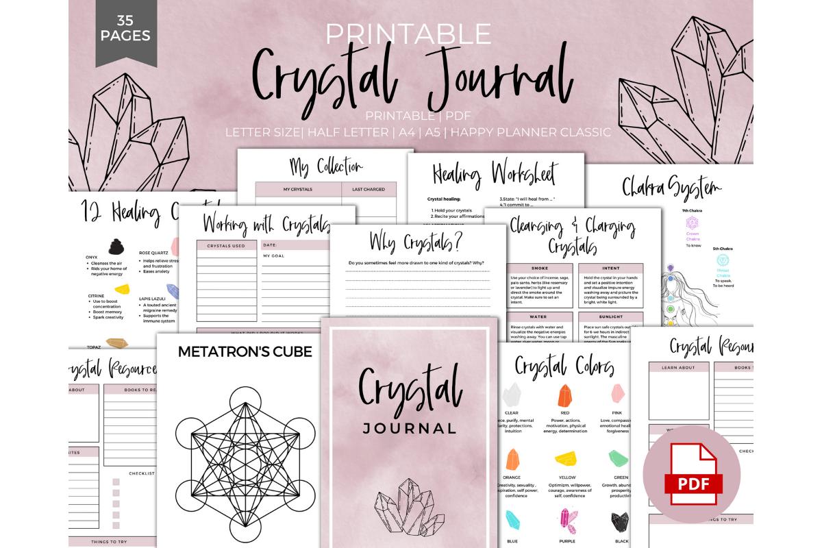 Crystal Planner Printable