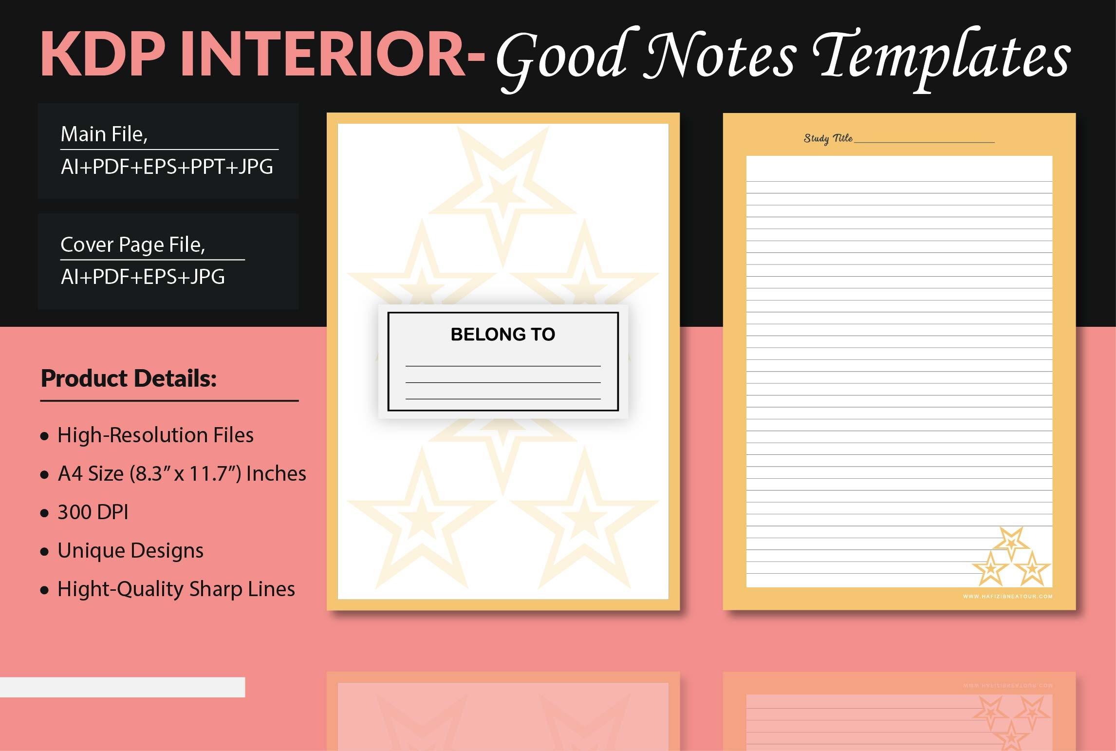 Good Note Planner - KDP Interior