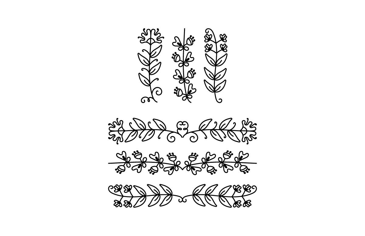 Flower & Text Divider Bundle