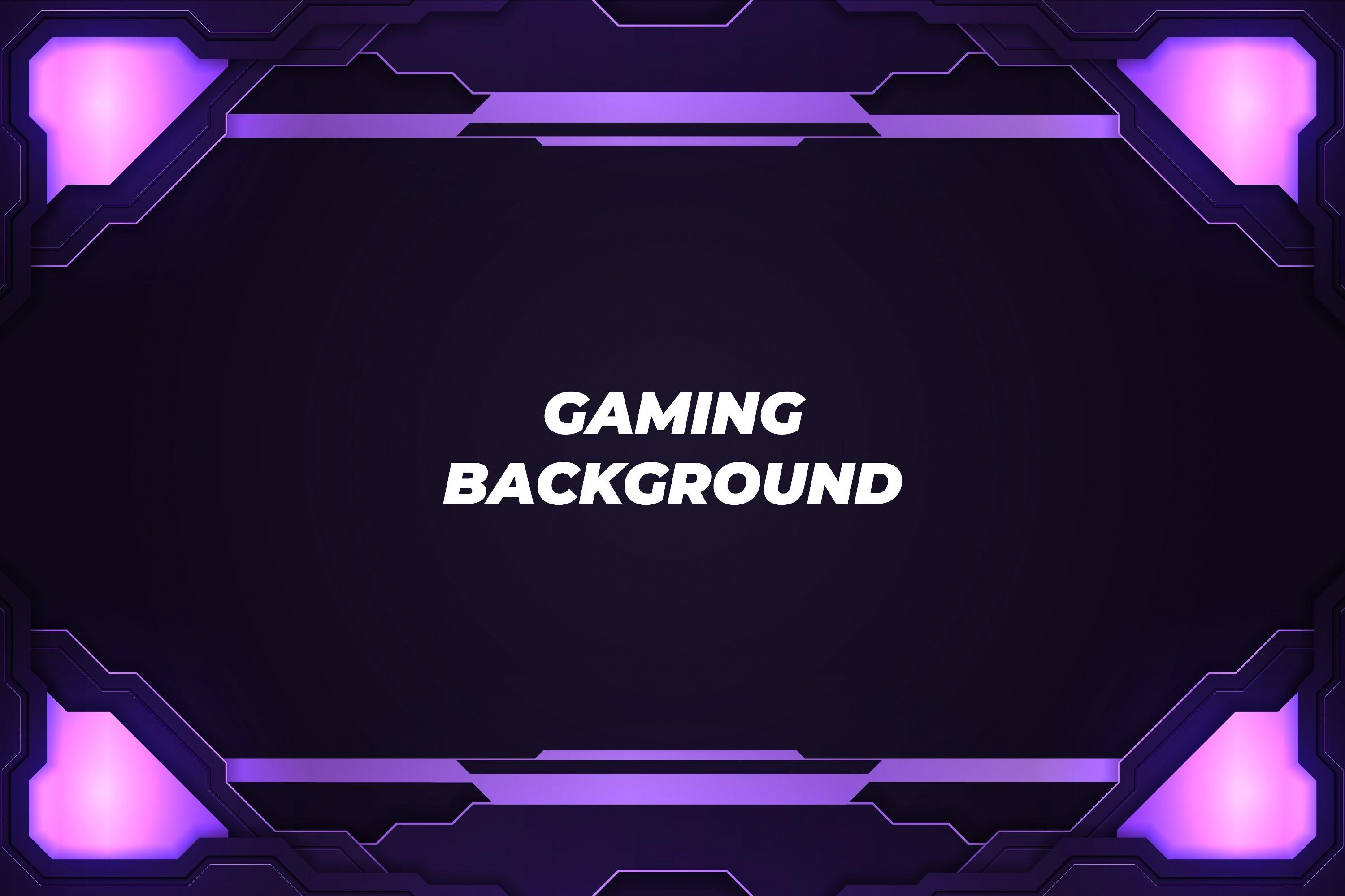 Gaming Background Black and Purple
